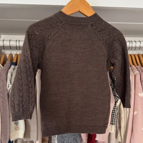 NWT Pointelle Knit Cardigan - Picture 6 of 9